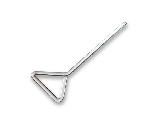 [LG090-00065] Drigalski spatel, glas, lengte ca. 15 cm (per stuk)