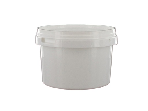 [LD065-00024] Emmer 0,5 liter + deksel, PP wit (580 stuks)