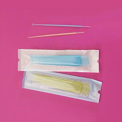 [LD022-00014] Entoog/entnaald 1 ul, geel, per 10 stuks verpakt, steriel (2000 stuks)