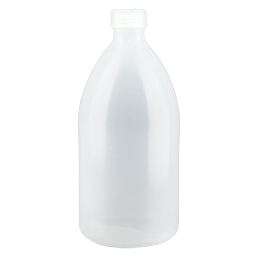 [LD001-00194] Fles LDPE 500 ml, nauwhals, zonder dop (120 stuks)
