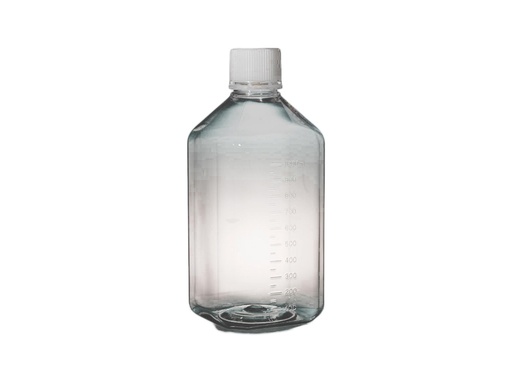 [LD001-01704] Fles PET 1000 ml met losse schroef/garantiedop (48 stuks)