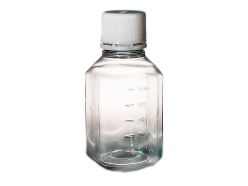 [LD001-01702] Fles PET 250 ml met losse schroef-/garantiedop (144 stuks)