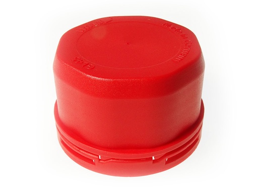 [LD001-00351] Fles VITgrip PP 125 ml met rode dop (6 stuks)