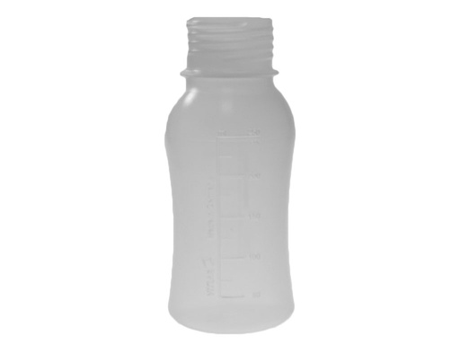 [LD001-00352] Fles VITgrip PP 250 ml met rode dop (6 stuks)