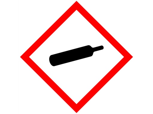 [LE025-00804] Gevarensymbool GHS04, 26 x 26 mm (10 stuks)