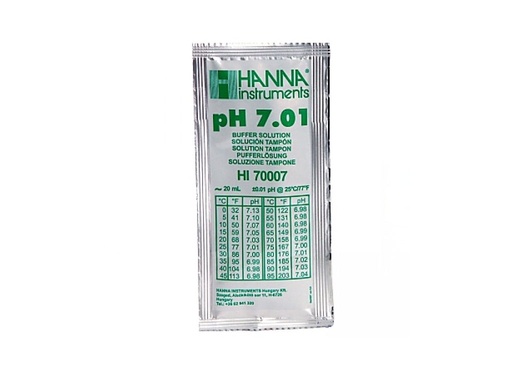 [LA011-00086] Kalibratievloeistof pH 7.01, 20 ml (25 stuks)