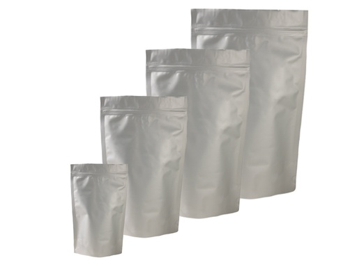 [LD004-00405] Lamizip aluminium 140 x 235 mm, stand-up (100 stuks)