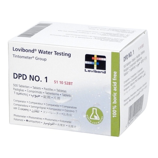 [LT309-00382] Lovibond DPD nr. 1 tabletten (500 stuks)