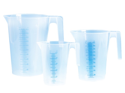 [LD060-00004] Maatbeker PP 2000:20 ml, stapelbaar (per stuk)