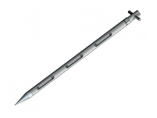 [LM043-00131] Monstersteker aluminium, 25 mm x 85 cm (per stuk)