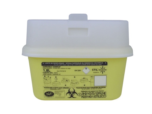 [LD341-00024] Naaldcontainer PP, 1800 ml (45 stuks)