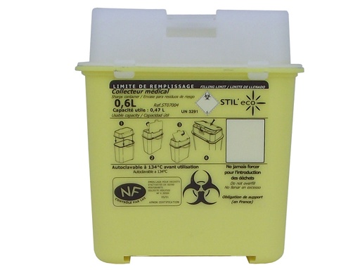 [LD341-00021] Naaldcontainer PP, 600 ml (70 stuks)