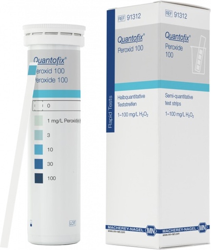 [LT005-00057] Peroxide teststrip 0-100 mg/l, Quantofix (100 stuks)