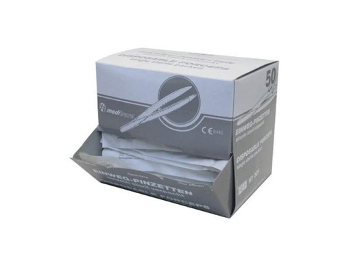 [LD026-01008] Pincet, disposable, per stuk verpakt, steriel (50 stuks)