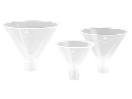 [LD027-00009] Poedertrechter PP 150 x 138 (d x l) x 28 mm (per stuk)