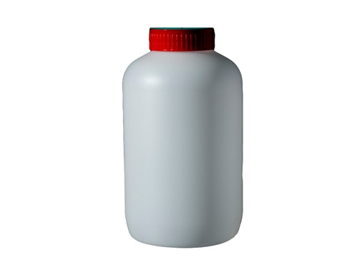 [LD002-02160] Pot HDPE 2000 ml met rode dop + losse inlegstop (25 stuks)