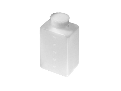 [LD002-01005] Pot HDPE 250 ml, vierkant, dop + inlage (240 stuks)