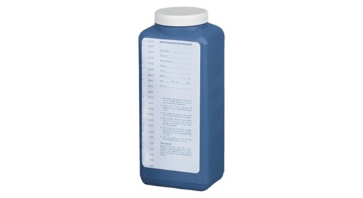 [LD002-01145] Pot HDPE blauw 2500 ml met witte dop (60 stuks)