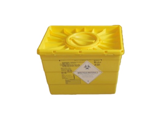 [LD341-00081] Safety container 25 liter,  400 x 300 x 260 mm (8 stuks)