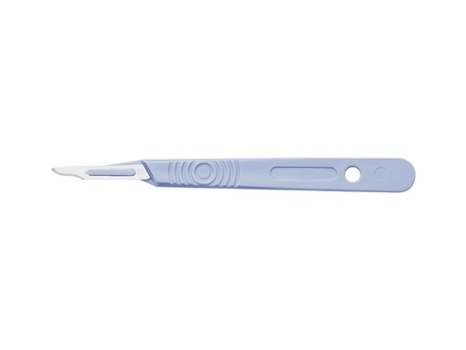 [LD026-00574] Scalpelmesje incl. handvat, nr. 15, per stuk verpakt, steriel (10 stuks)