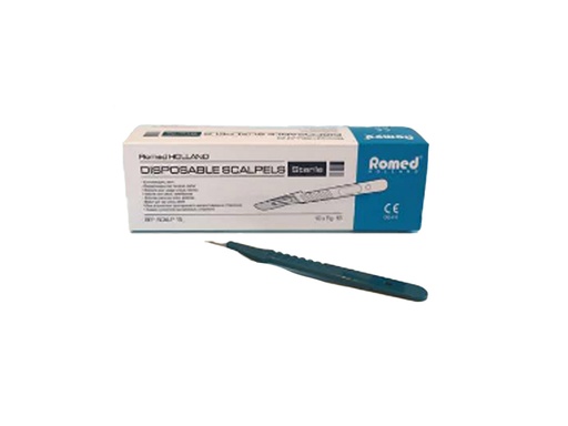 [LD026-00524] Scalpelmesje incl. handvat, nr. 24, per stuk verpakt, steriel (500 stuks)