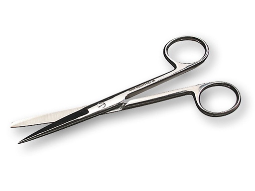 [LM809-01401] Schaar RVS 14,5 cm, stomp/spits