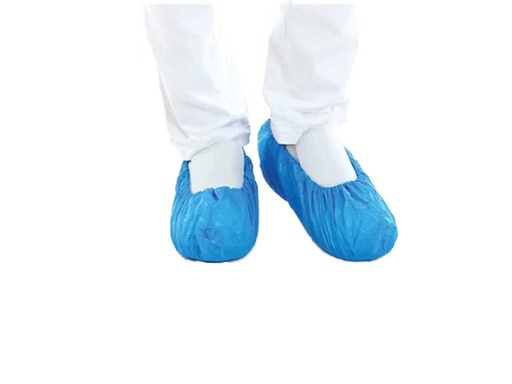 [LB056-00018] Schoenovertrek PE blauw, 36 cm, 40 mu 2000x