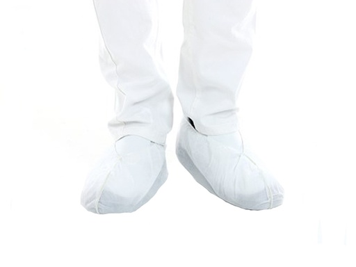 [LB056-00001] Schoenovertrek PP wit, non woven (500 stuks)